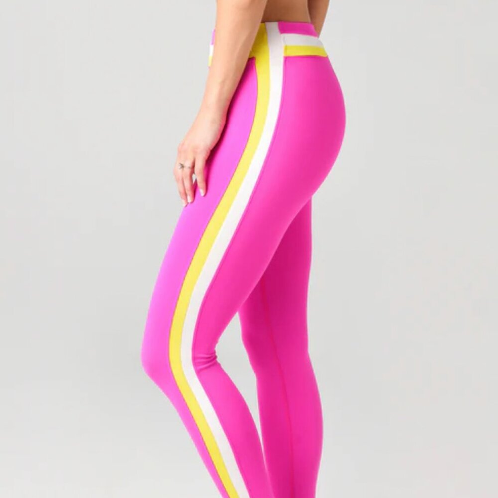 Splits59 Miles Mid-Rise Techflex 7/8 Leggings Pink